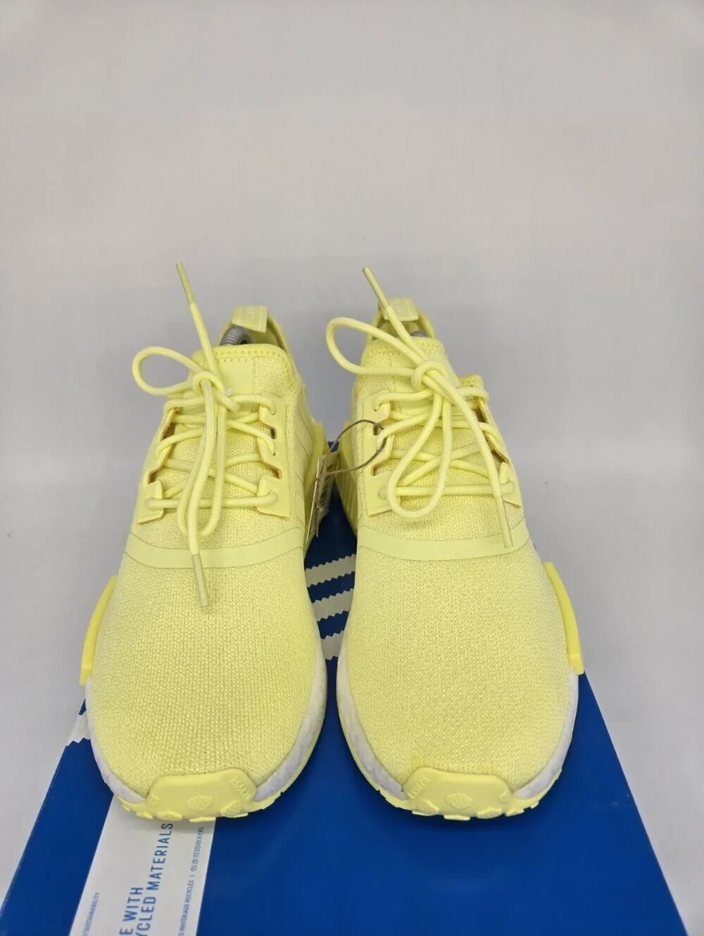 Adidas Women's NMD_R1 GX8382 Pulse Yellow Running Shoes Size 8